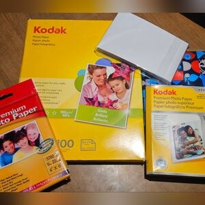 Kodak Premium Photo Paper Set - Yellow and Red Packaging